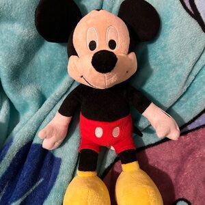 Disney Mickey Mouse Plush - Black, Red, Yellow